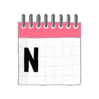 Calendar Sticker by Martine Ellis