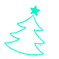 Christmas Tree Sticker by MASSIVE ART