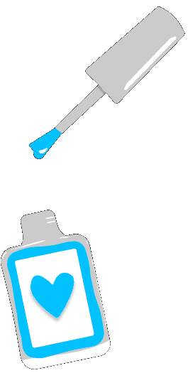 Baby Blue Beauty Sticker