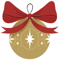 Christmas Bow Sticker by Hallmark Mystery