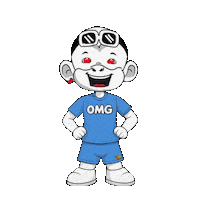 Surprised Face Wow Sticker by Zhot Shop