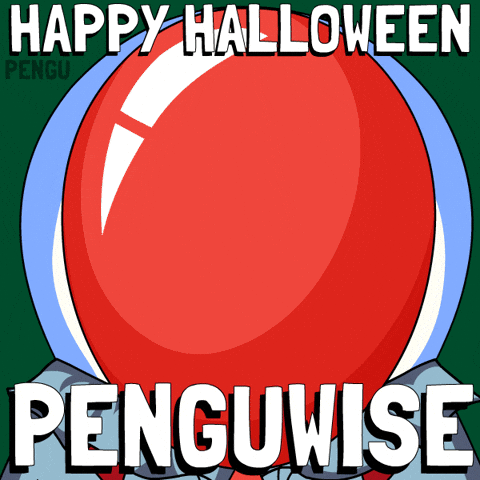 Scared Trick Or Treat GIF by Pudgy Penguins