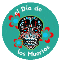 Dia De Los Muertos Halloween Sticker by UCLA