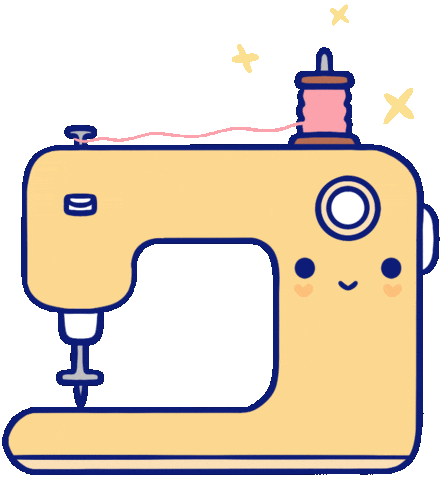 Sew Sewing Machine Sticker