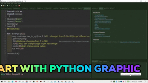arvindpatilacc600936a8f4b4ba605e0aef4203e0a giphygifmaker python turtle gif GIF