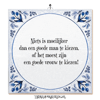 Wijsheid Spreuk Sticker by Tegelspreuken.nl