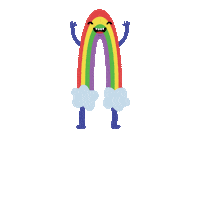 Rainbow Swipe Up Sticker by eSpark