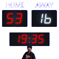 16 Away Sticker