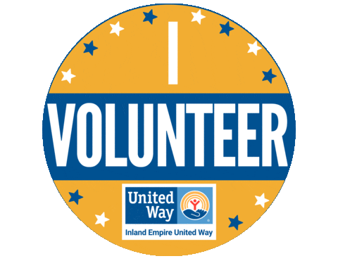 volunteer Sticker by ieUnitedWay