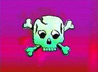 markvomit skull danger skull and crossbones markvomit GIF