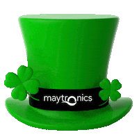 St Patrick Hat Sticker by Maytronics