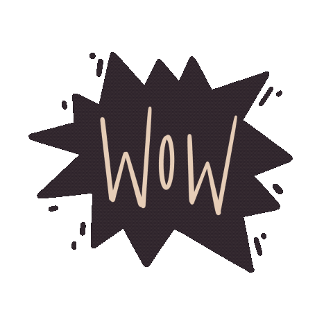 Illustration Wow Sticker