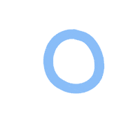 Pastel O Sticker