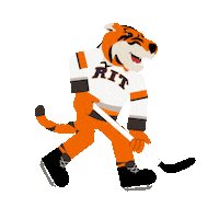 Hockey Stick Fun Sticker by Rochester Institute of Technology