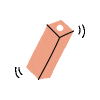 DrinkHemi orange shake milk plantbased Sticker