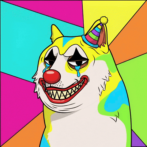 Sad Clown Crying GIF by Doge Pound