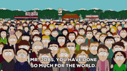 people crowd GIF by South Park 