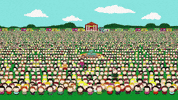 crowd children GIF by South Park 