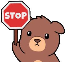 Stop No Sticker by BEARISH