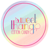 SweetThangCottonCandy party sweet texas sweets Sticker