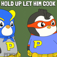 Hold Up Penguin GIF by Pudgy Penguins