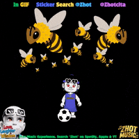 Soccer Bees GIF by Zhot Music