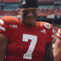 Huskers Football Sport GIF by Huskers
