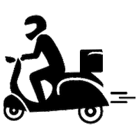 EnCorto like delivery moto rapido Sticker