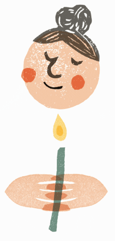 SalutStefanie giphyupload light thinking of you kaars GIF