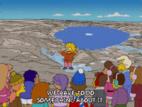 bart simpson crowd GIF