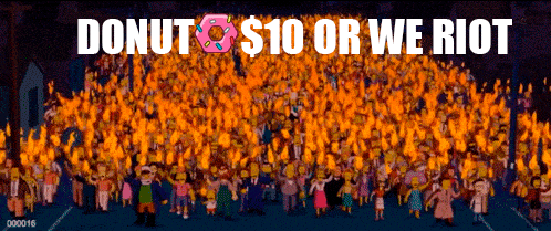 Crypto Simpsons GIF by DONUTs