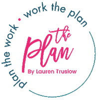 The Plan Sticker by The Plan By Lauren Truslow