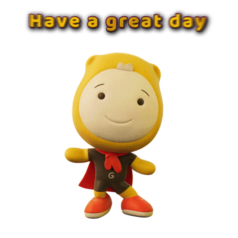 Happy Have A Nice Day Sticker by Gumazing