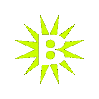 B Star Starburst Sticker by Beyond Theory