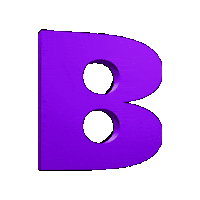 beyondtheorycreative beyond b icon beyond theory burple Sticker