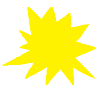 Happy Star Sticker