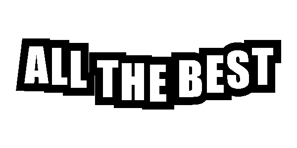 All The Best Sticker by Vinnie Camilleri