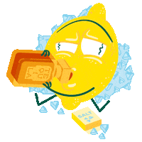 strudelbrain funny party animation cartoon Sticker