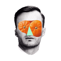man eyes Sticker by Chantal Caduff