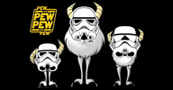 californiawildales star wars laser pew stormtrooper GIF