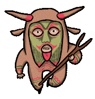 Sant Antoni Demon Sticker