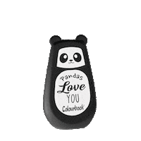 ColourbookItalia kawaii panda pandas colourbook Sticker
