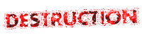 destructionreal cool fire explosion de Sticker