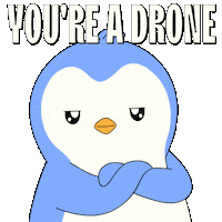 Bored Penguin Sticker by Pudgy Penguins