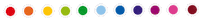 Flashing Lights Rainbow Sticker