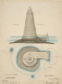 warning light house GIF by US National Archives