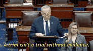 news impeachment senate trial chuck schumer GIF