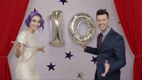 jazz hands swaying GIF by evite