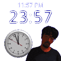 11 Pm Sticker