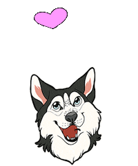 Happy In Love Sticker by Gone to the Snow Dogs